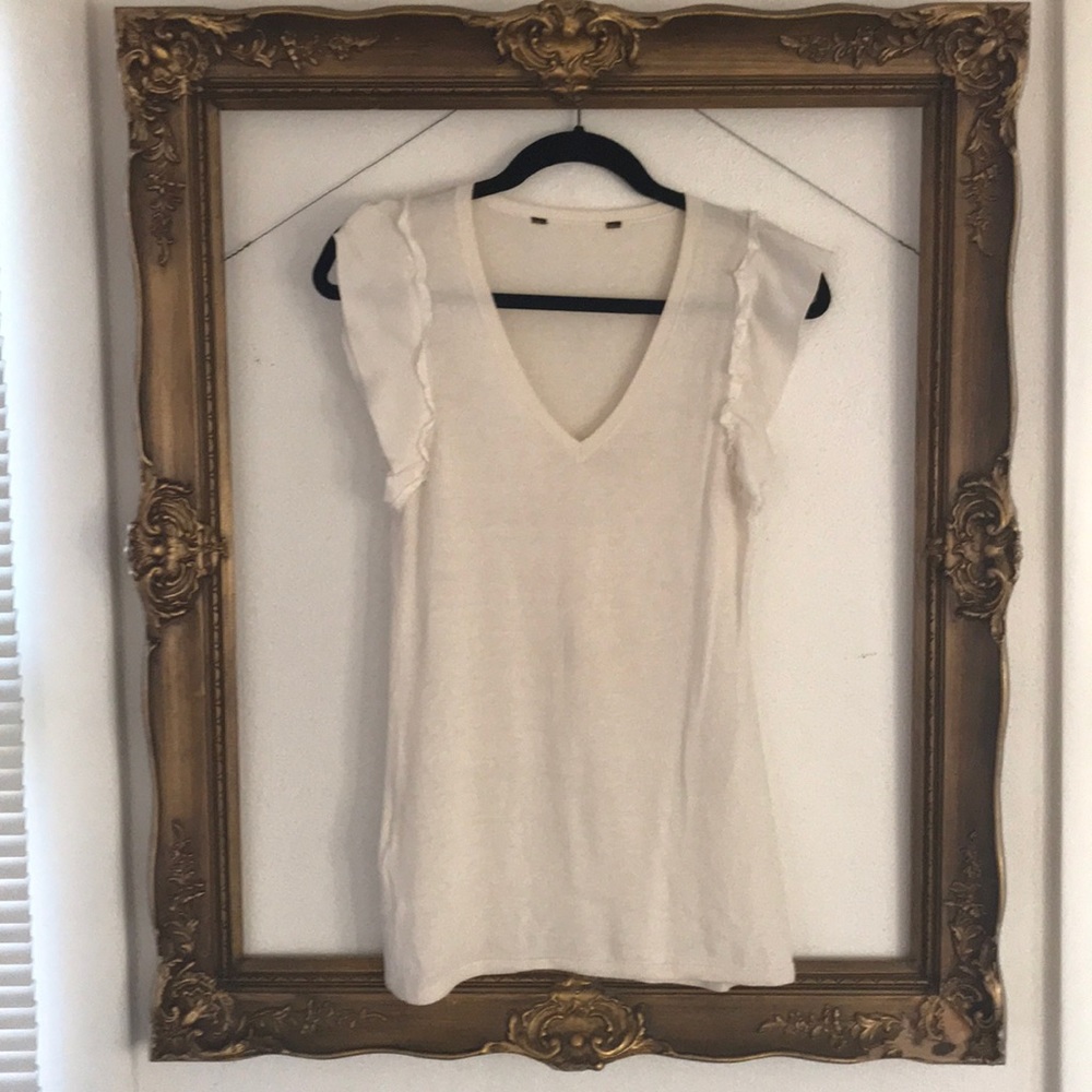 BCBGMaxAzria Ruffle Knit Tank - Picture 3 of 4